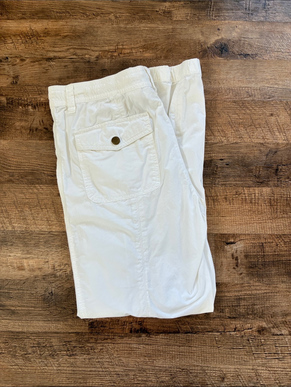 Women’s White Cotton Pants